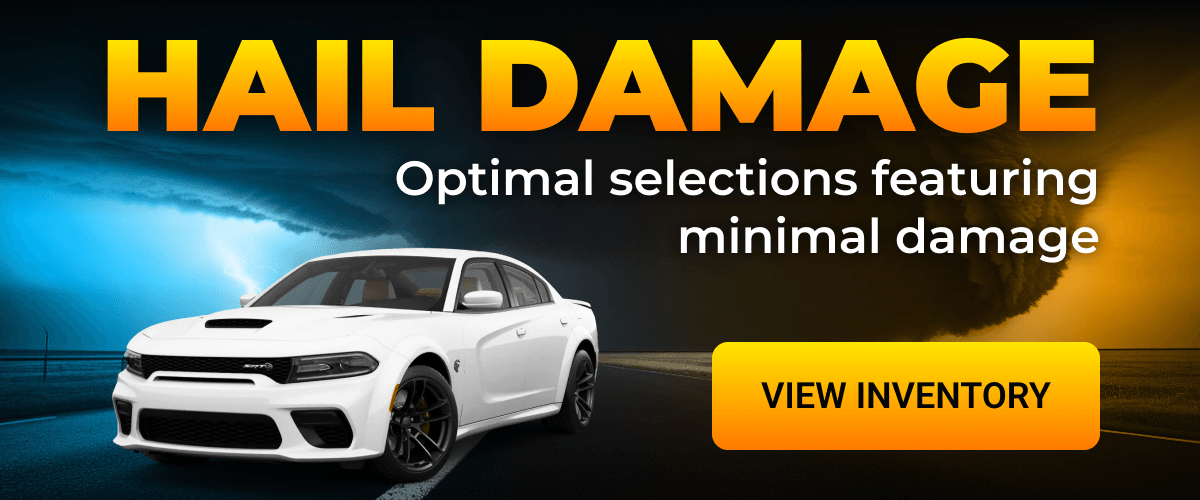 Hail damage. Optimal selections featuring minimal damage