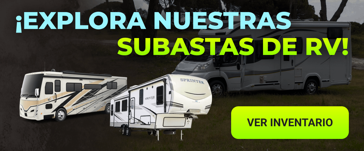 ¡Explora nuestras subastas de RV! Ver inventario