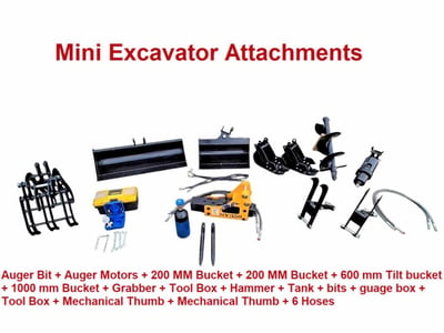 2026 Others 2026 Mini Excavator Attachment