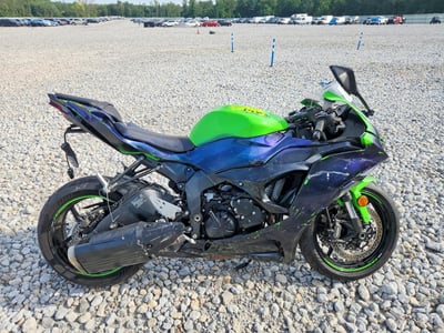 2025 Kawasaki Ninja ZX-6R at OH - Barberton, Copart lot 66601906