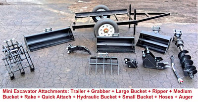 2027 Others Mini Excavator Attachments