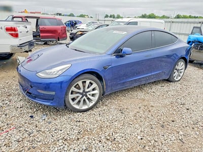 2019 Tesla Model 3 at OH - Columbus, Copart lot 64589096