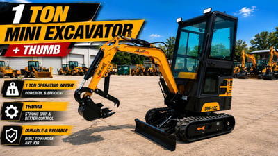 2027 Others 1 Ton Mini Excavator Cabin