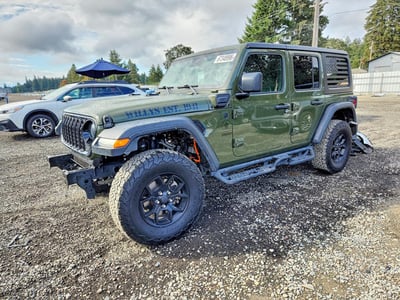 2024 Jeep Wrangler 4xe at WA - Spanaway, Copart lot 67348996