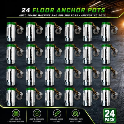 2027 Others 24 Pcs Floor Anchor Pots