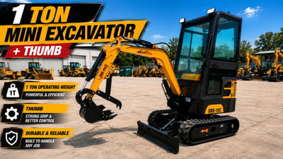 2027 Others 1 Ton Mini Excavator Cabin